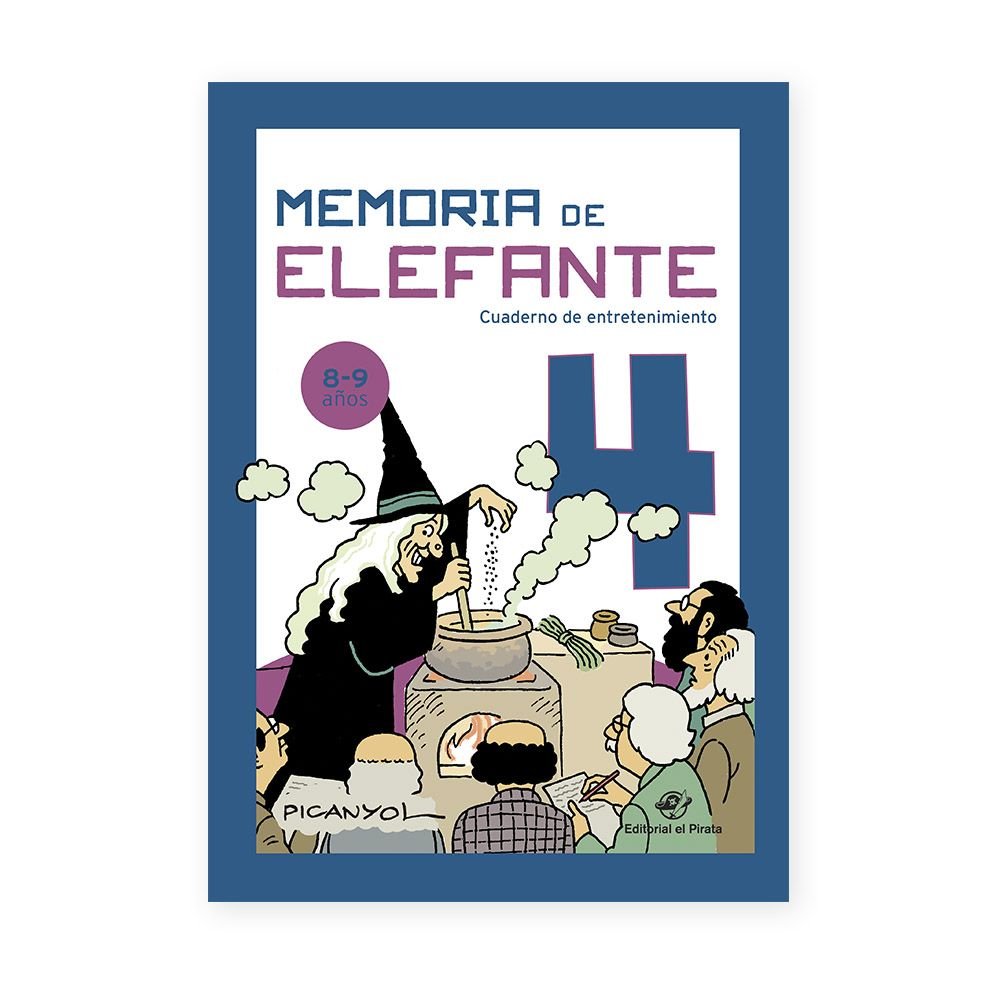 Memoria de elefante 4: cuaderno de entretenimiento, de Martínez Picanyol, Josep Lluís | portada del libro