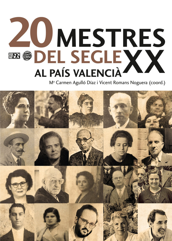 20 mestres del segle XX al País Valencià, de Varios autores | portada del libro