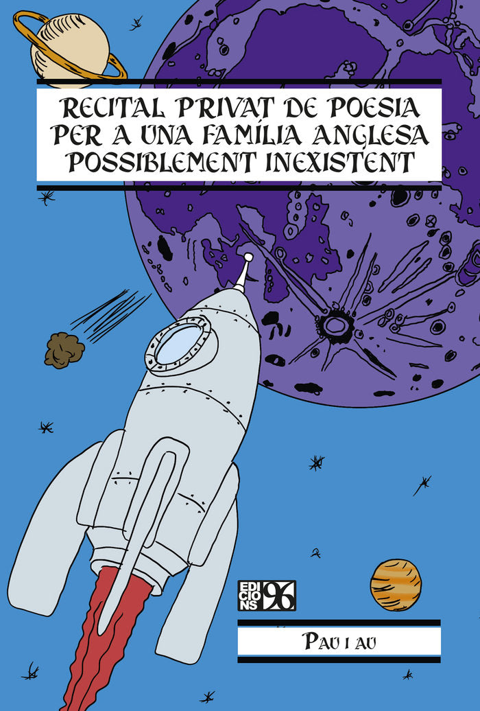 Recital privat de poesia per a una família anglesa possiblement inexistent, de Pau i au | portada del libro