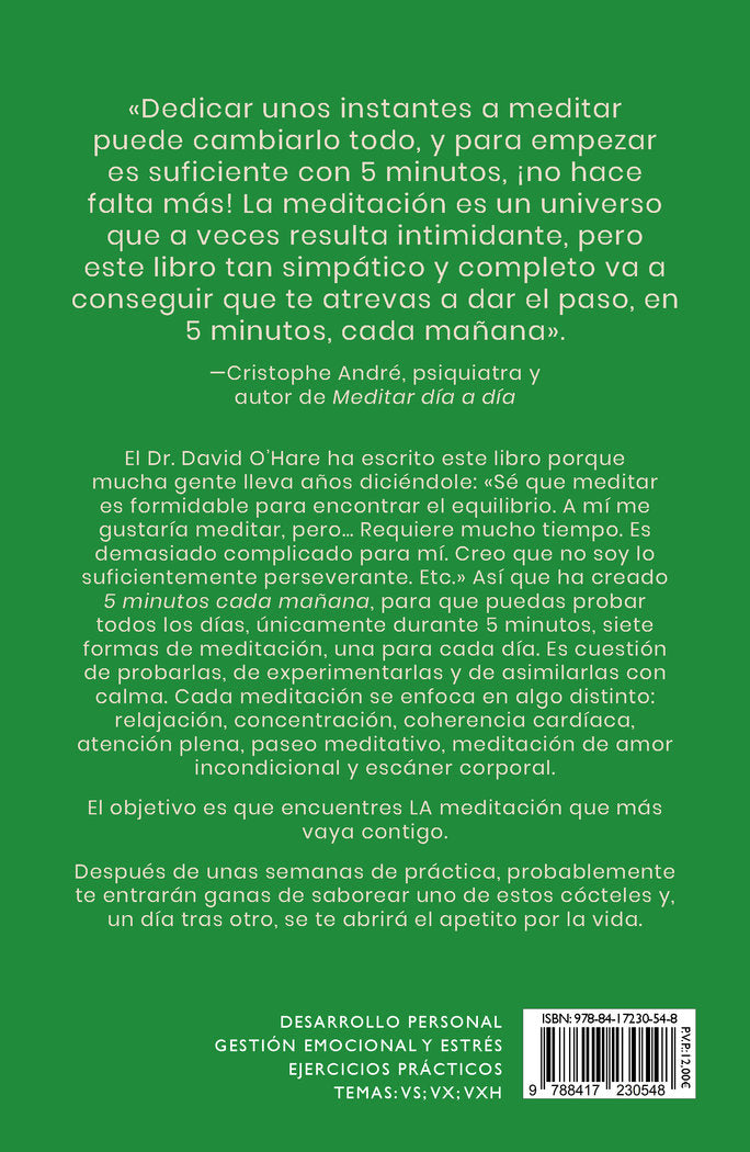 5 Minutos cada mañana, de O'Hare | portada del libro