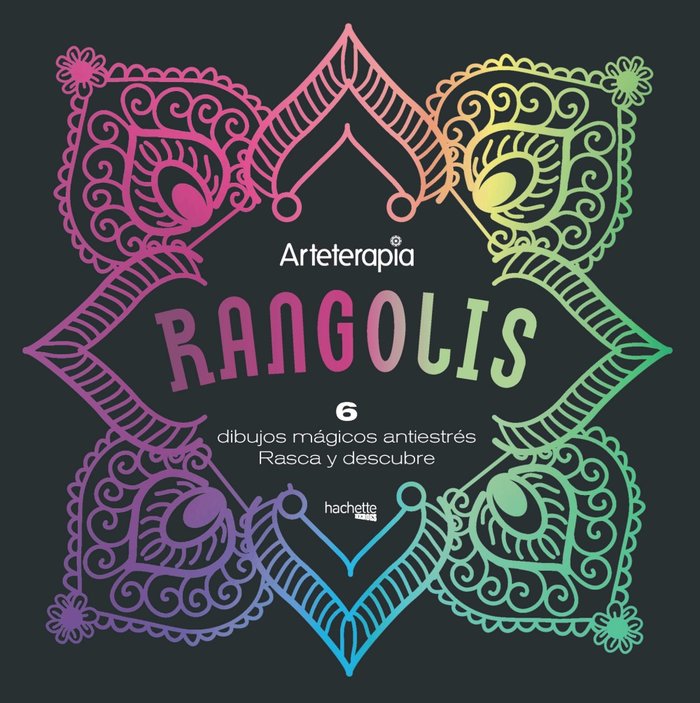 Arteterapia. Rangolis. 6 dibujos mágicos, de Varios autores | portada del libro