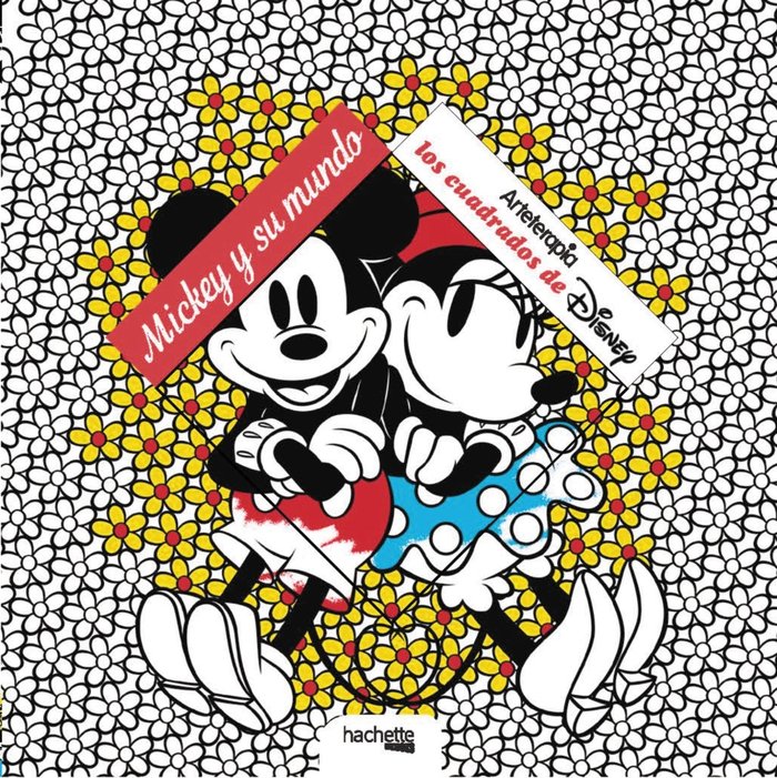 Arteterapia. Los cuadrados de Disney. Mickey y su mundo, de Varios autores | portada del libro