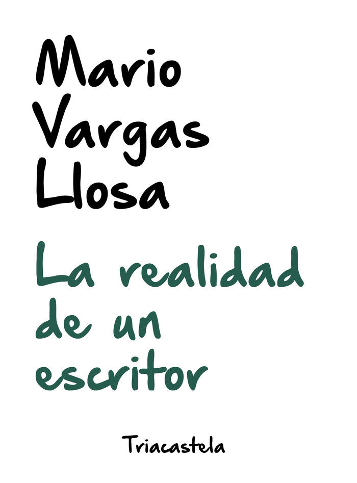 La realidad de un escritor, de Vargas Llosa, Mario | portada del libro