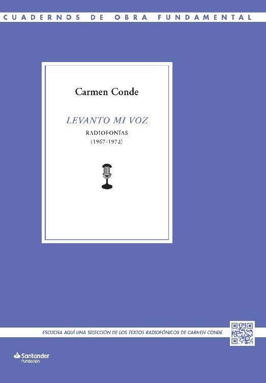 Levanto mi voz, de CONDE ABELLAN | portada del libro