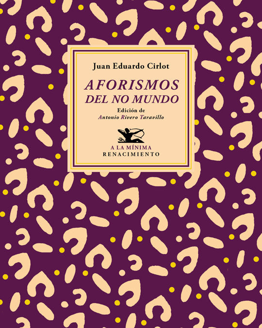 Aforismos del no mundo, de Cirlot, Juan Eduardo | portada del libro