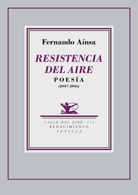 Resistencia del aire, de Aínsa, Fernando | portada del libro