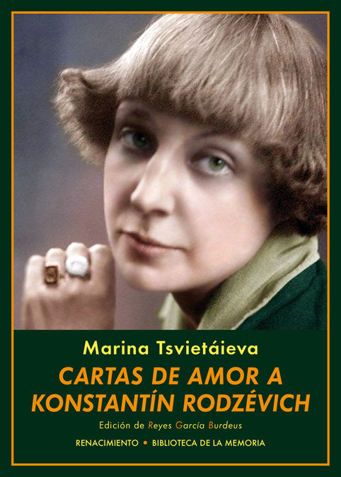 Cartas de amor a Konstantín Rodzévich, de Tsvietáieva, Marina | portada del libro