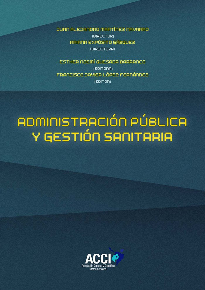 Administración pública y gestión sanitaria, de Quesada Barranco | portada del libro