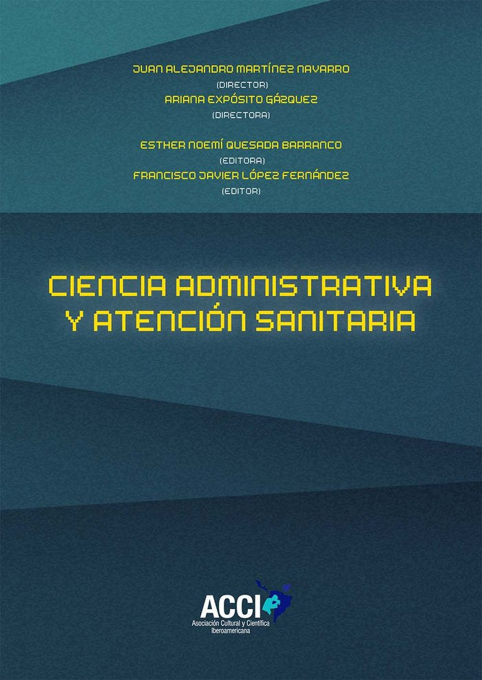 Ciencia administrativa y atención sanitaria, de Quesada Barranco | portada del libro