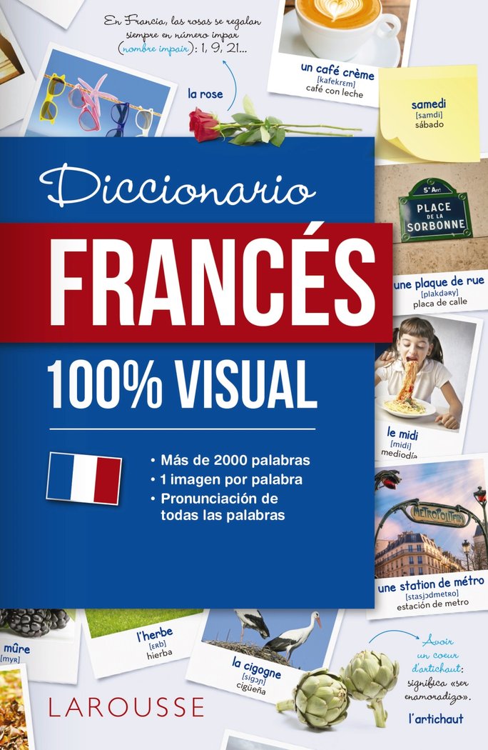 Diccionario de francés 100% Visual, de Larousse Editorial | portada del libro