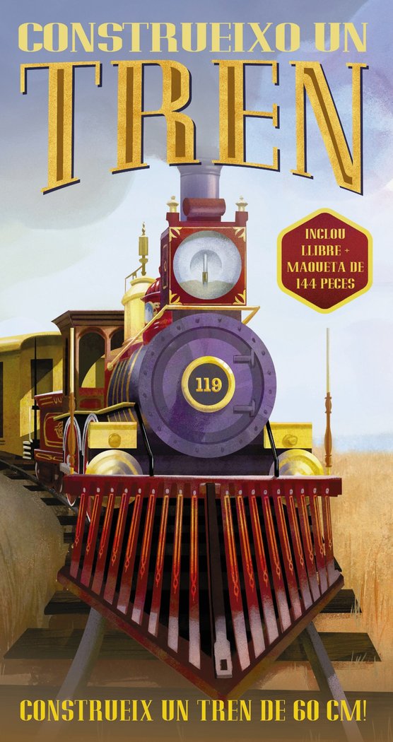 Construeixo un tren, de Larousse Editorial | portada del libro