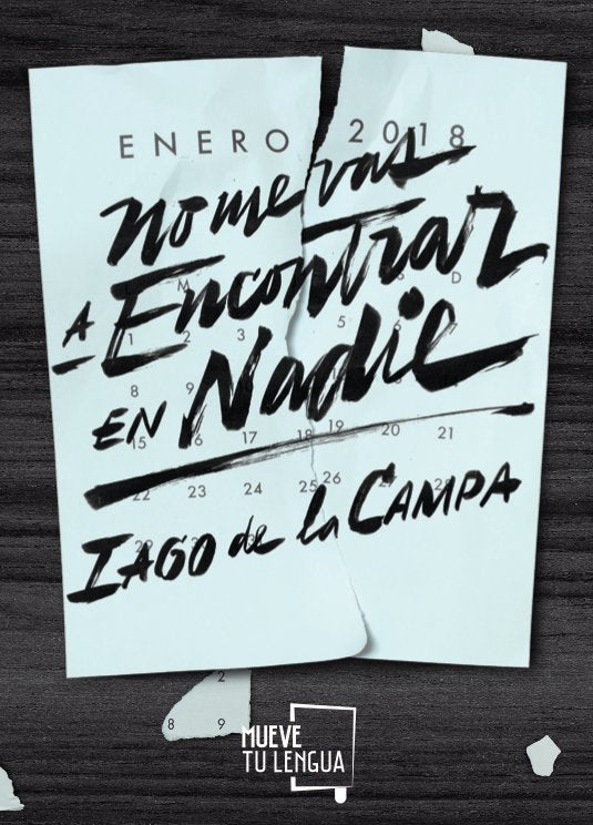No me vas a encontrar en nadie, de de la Campa Pose | portada del libro