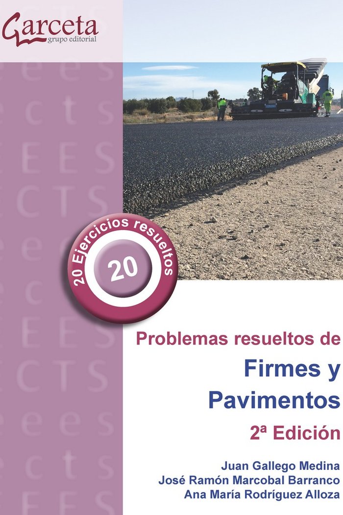 PROBLEMAS RESUELTOS DE FIRMES Y PAVIMENTOS, de VV.AA. | portada del libro