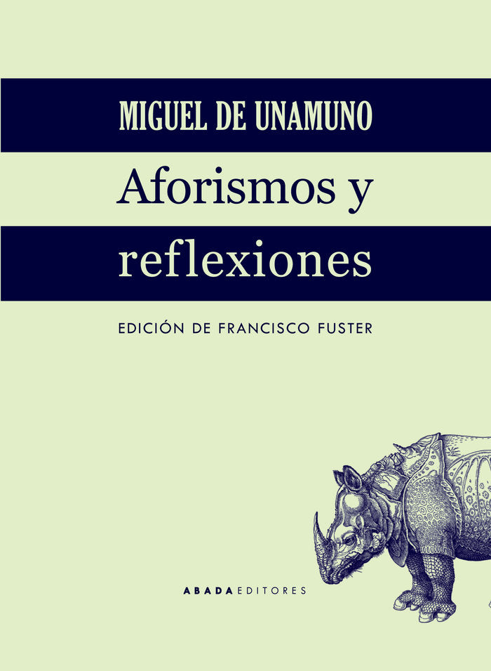 Aforismos y reflexiones, de de Unamuno y Jugo, Miguel | portada del libro