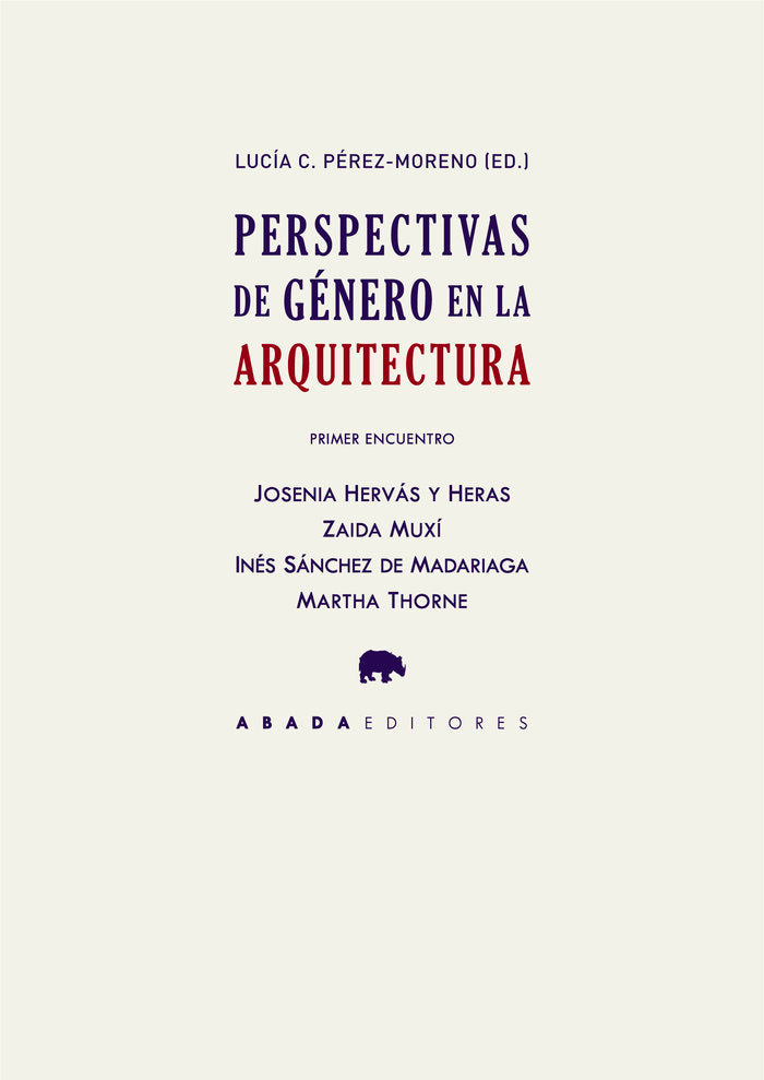 Perspectivas de género en la Arquitectura, de Varios Autores | portada del libro