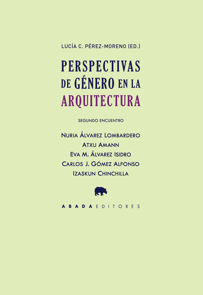 Perspectivas de género en la arquitectura. Segundo encuentro | portada del libro
