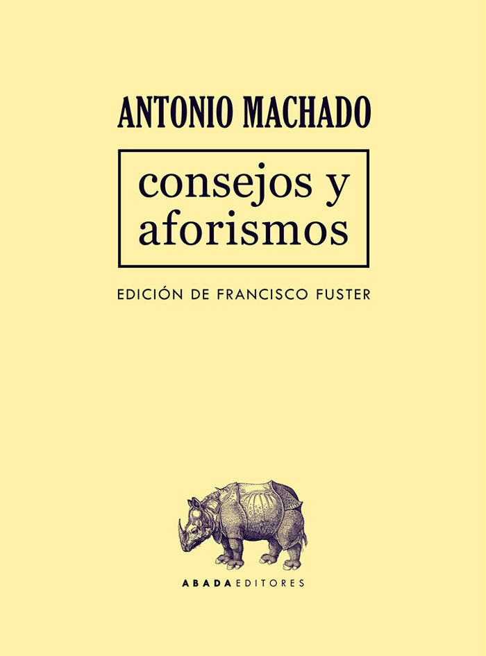 Consejos y aforismos, de Machado Ruiz, Antonio | portada del libro