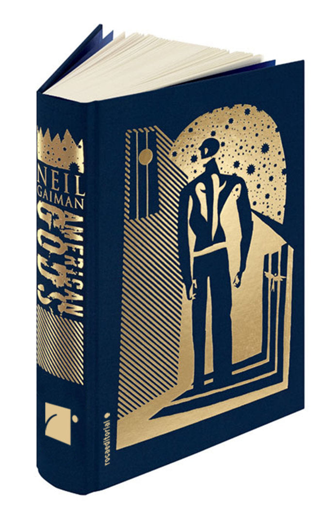 American Gods (edición ilustrada), de Gaiman | portada del libro