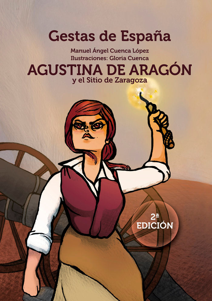 Agustina de Aragón y el sitio de Zaragoza, de Cuenca López, Manuel Ángel | portada del libro