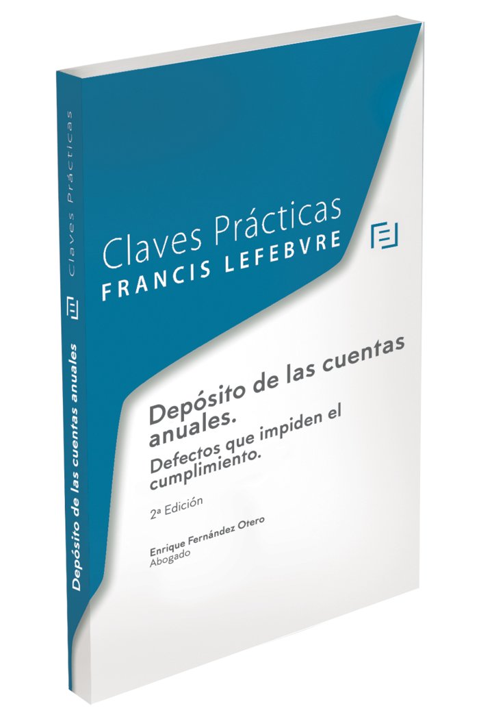 Claves prácticas Depósito de las Cuentas Anuales, de Lefebvre-El Derecho | portada del libro