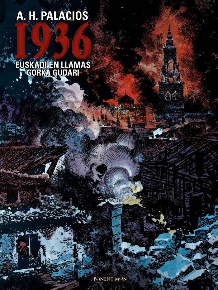 Euskadi en llamas, de Hernánez Palacios, Antonio | portada del libro