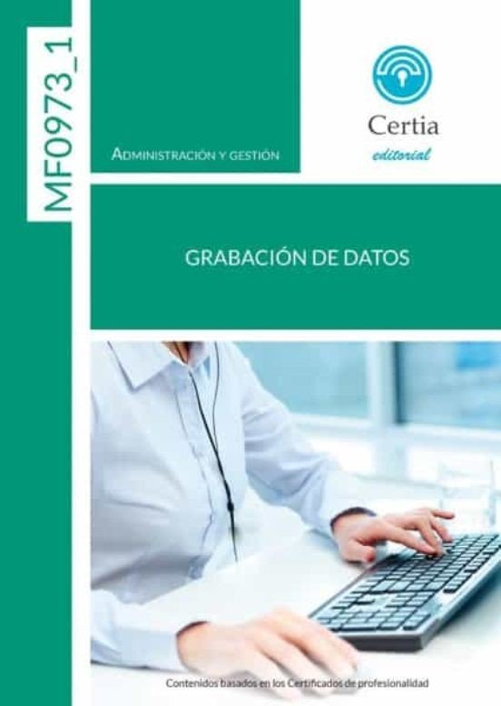 GRABACION DE DATOS, de BLANCO RIVAS | portada del libro