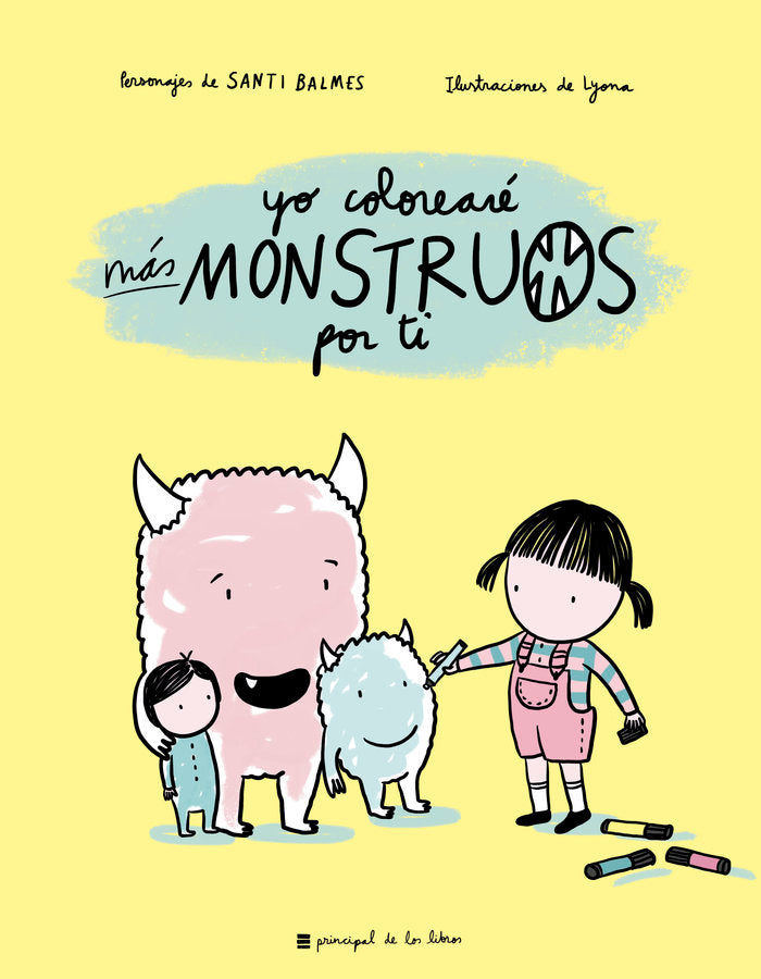 Yo colorearé más monstruos por ti, de Lyona | portada del libro