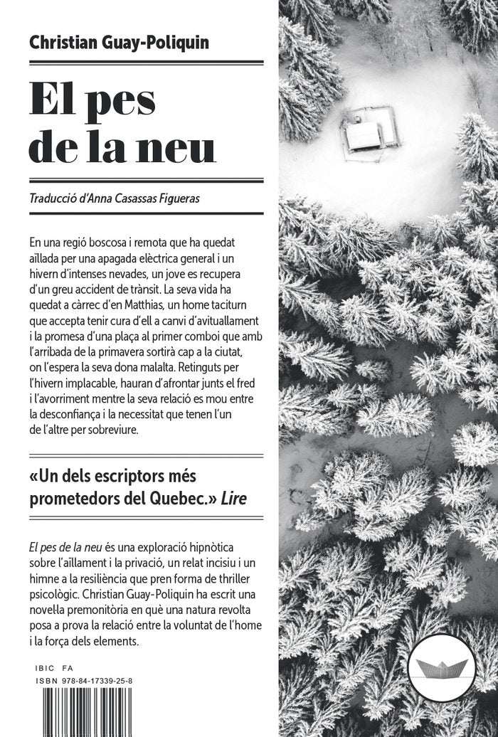 El pes de la neu, de Guay-Poliquin, Christian | portada del libro