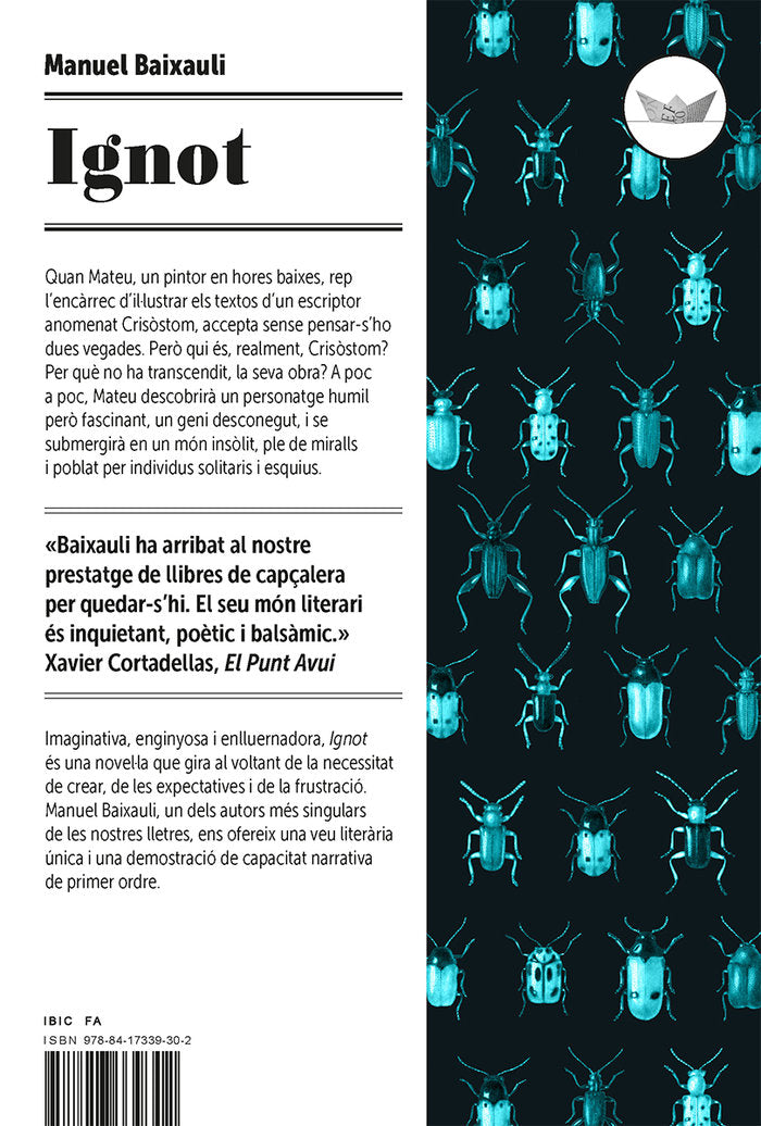 Ignot, de Baixauli Mateu, Manuel | portada del libro