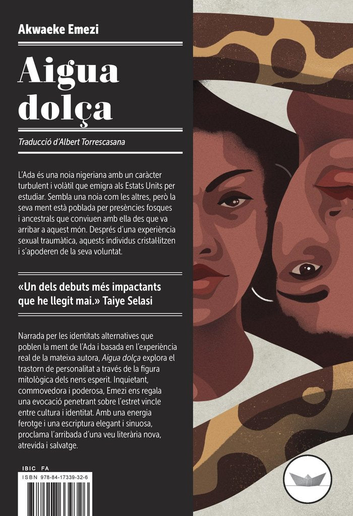 Aigua dolça, de Emezi, Akwaeke | portada del libro