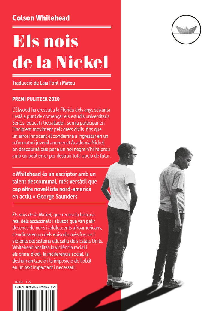 Els nois de la Nickel, de Whitehead, Colson | portada del libro