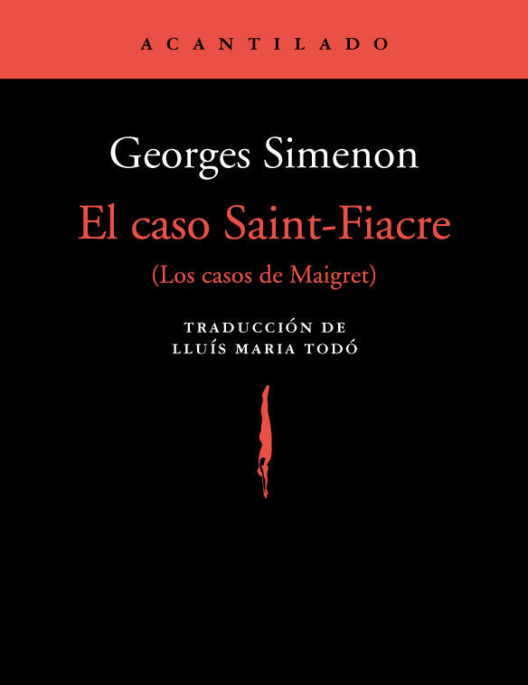 El caso Saint-Fiacre, de Simenon, Georges | portada del libro
