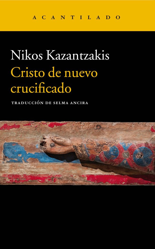 Cristo de nuevo crucificado, de Kazantzakis | portada del libro