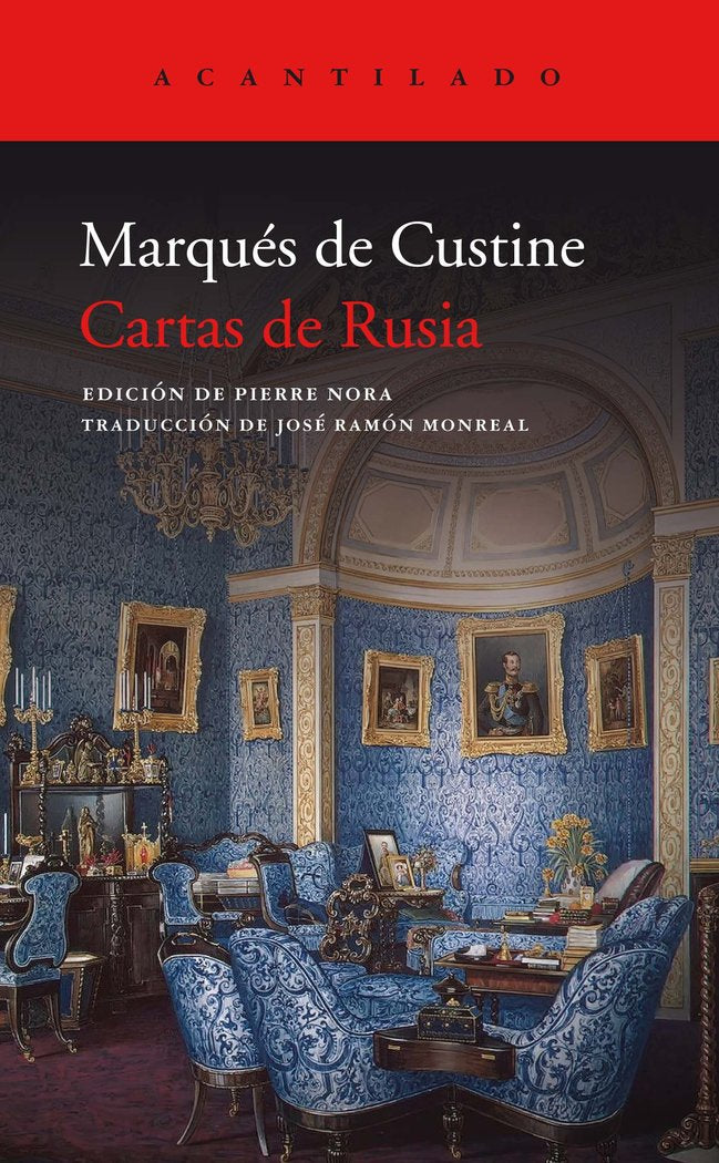 Cartas de Rusia, de Marqués de Custine | portada del libro