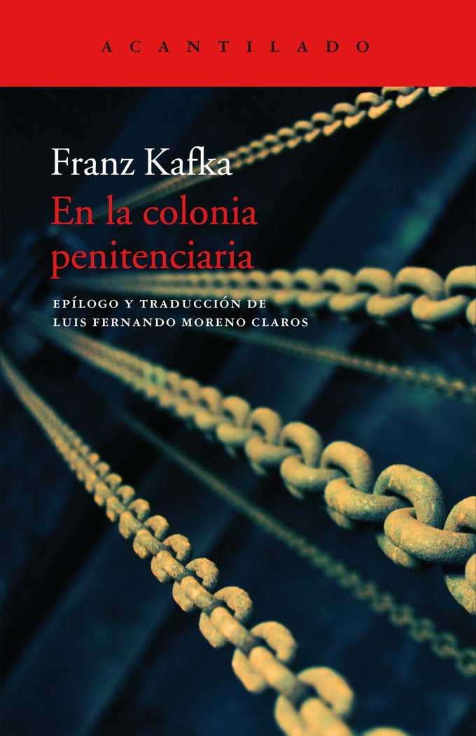 En la colonia penitenciaria, de Kafka, Franz | portada del libro
