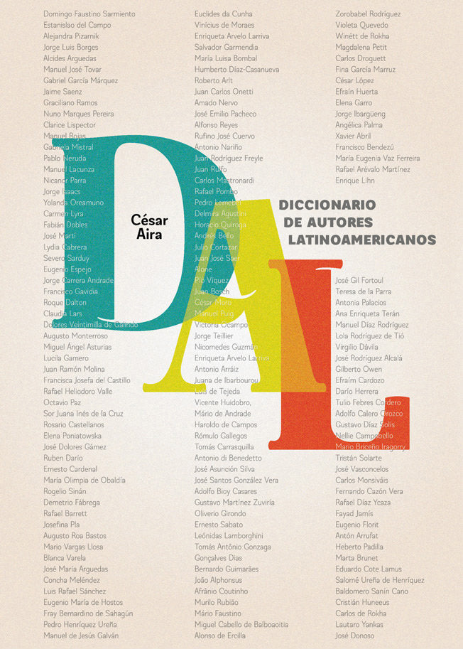 Diccionario de autores latinoamericanos, de AIRA, CéSAR | portada del libro
