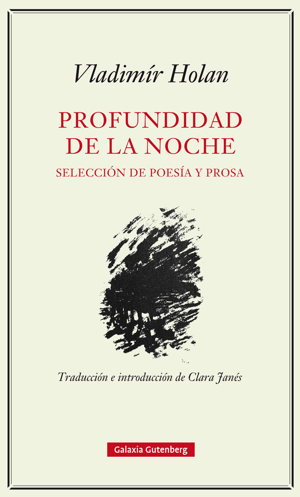 PROFUNDIDAD DE LA NOCHE, de Holan | portada del libro