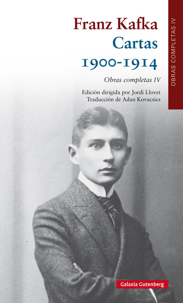 CARTAS 1900-1914, de Kafka | portada del libro
