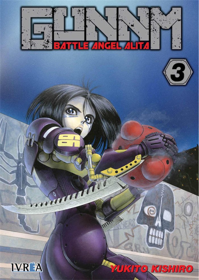 Gunnm (Battle Angel Alita) 3, de Yukito Kishiro | portada del libro