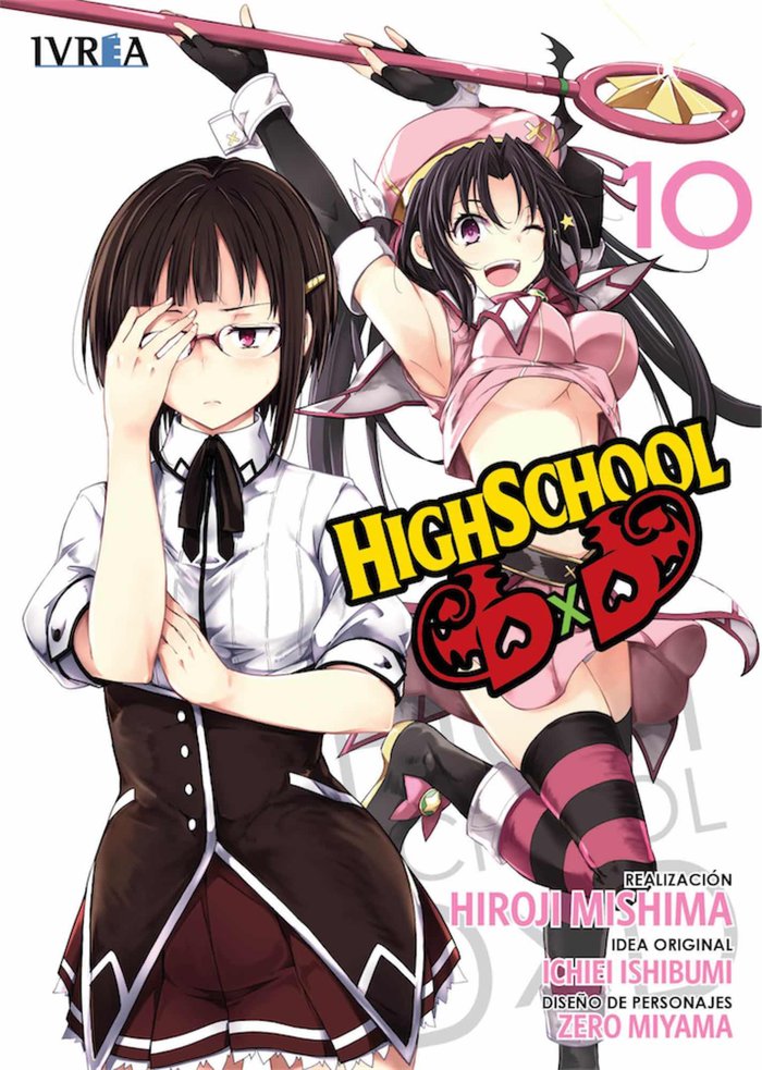 HighSchool DxD 10, de Hiroji Mishima | portada del libro