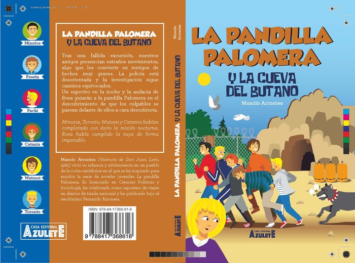 La pandilla Palomera y la cueva del butano., de Arrontes, Manuel | portada del libro