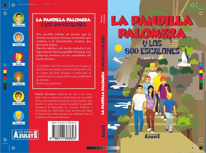 La pandilla Palomera y los ochocientos escalones, de Arrontes, Manuel | portada del libro