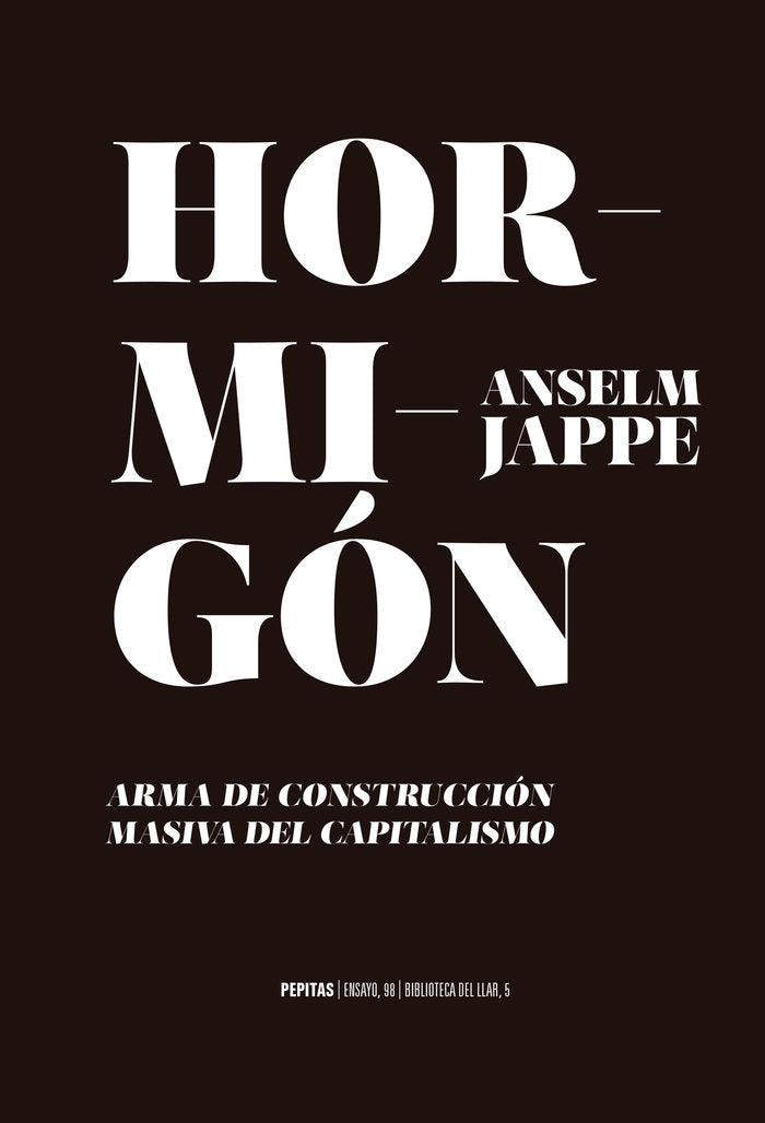 HORMIGON, de JAPPE, ANSELM | portada del libro