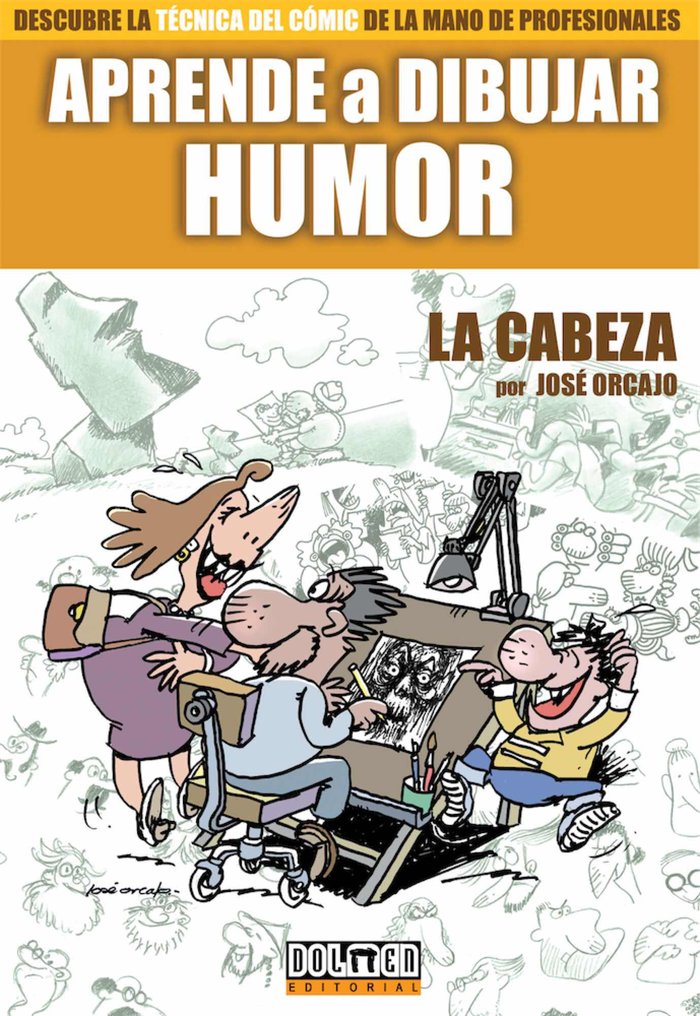 Aprende a dibujar humor, de Orcajo, José | portada del libro