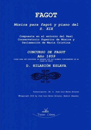 Concurso de fagot. Año 1859, de Mateo Álvarez | portada del libro