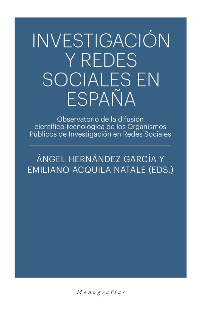 Investigación y redes sociales en España, de ACQUILA | portada del libro