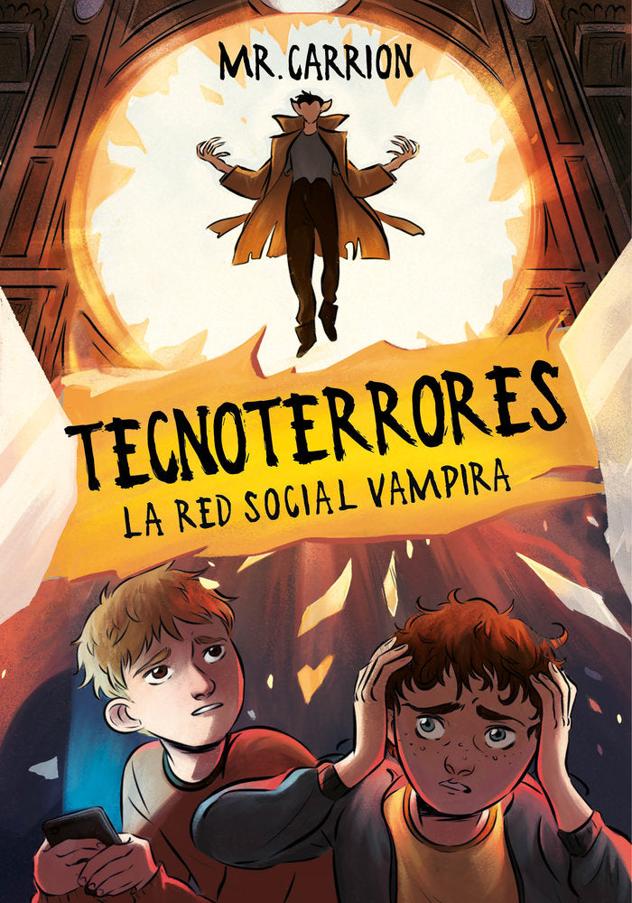 La red social vampira (Tecnoterrores 2), de Mr. Carrion, | portada del libro