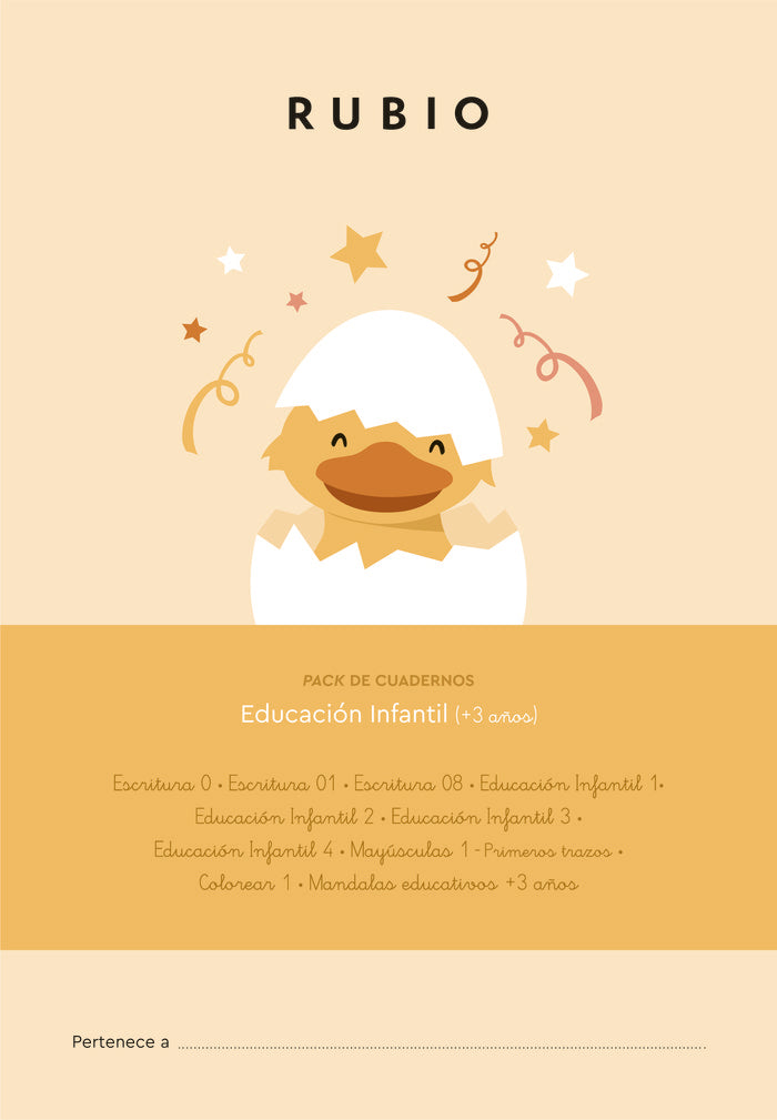 PACK CUADERNOS EDUCACION INFANTIL +3 AÑO | portada del libro