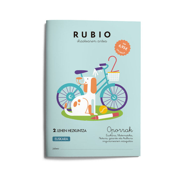 RUB VACACIONES 2 PRIMARIA EUSKERA | portada del libro