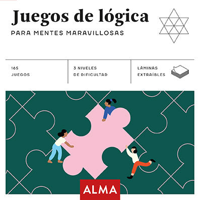 Juegos de lógica para mentes maravillosas, de VV.AA. | portada del libro